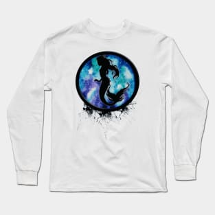 Mermaid silhouette Long Sleeve T-Shirt